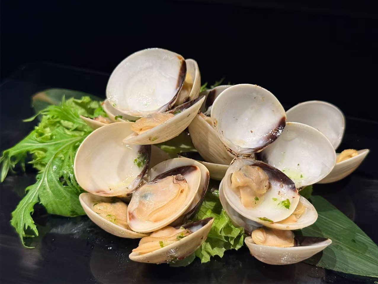 Almejas a la plancha